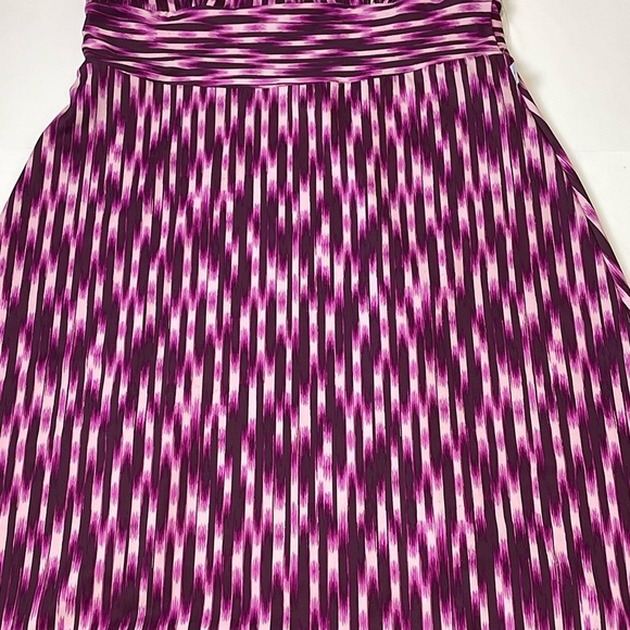 NWT Eddie Bauer Women’s Space Dyed Aster Cranberry Maxi Dress Size L Racer Back - Picture 10 of 16